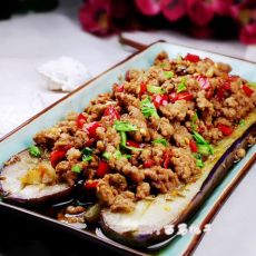 泡椒肉末烤茄子的做法 泡椒肉末烤茄子的做法