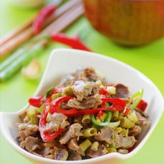 酸豆角炒鸡胗的做法 酸豆角炒鸡胗的做法