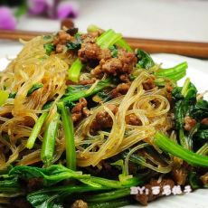 肉末粉丝菠菜的做法 肉末粉丝菠菜的做法