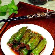 青椒酿肉的做法 青椒酿肉的做法