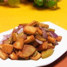 孜然豆腐的做法步骤
