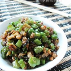 榄菜肉末四季豆的做法 榄菜肉末四季豆的做法