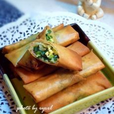 韭菜鸡蛋春卷的做法 韭菜鸡蛋春卷的做法