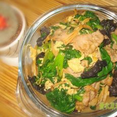 菠菜木须肉的做法 菠菜木须肉的做法