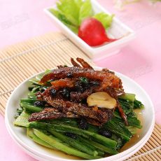 豆豉鲮鱼油麦菜的做法 豆豉鲮鱼油麦菜的做法