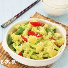 蚝油花菜的做法 蚝油花菜的做法