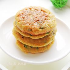 葱花鸡蛋燕麦饼的做法 葱花鸡蛋燕麦饼的做法