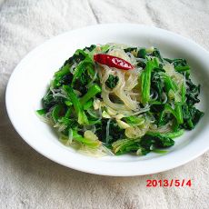 菠菜粉丝的做法 菠菜粉丝的做法
