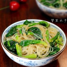 菠菜拌粉丝的做法 菠菜拌粉丝的做法