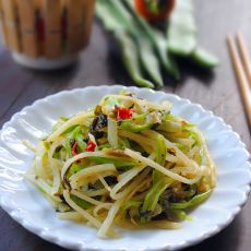 酸菜双豆丝的做法 酸菜双豆丝的做法