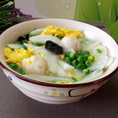 豌豆山药鱼丸汤的做法 豌豆山药鱼丸汤的做法