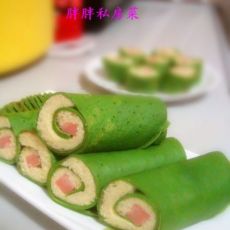 蔬菜火腿鸡蛋卷的做法步骤
