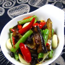 豆豉茄子炒豆角的做法 豆豉茄子炒豆角的做法