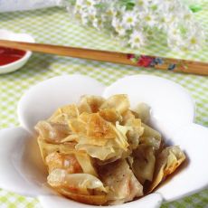 油煎小馄饨的做法 油煎小馄饨的做法