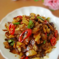 萝卜干炒腊肉的做法 萝卜干炒腊肉的做法