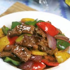甜椒黑椒炒西冷牛肉的做法 甜椒黑椒炒西冷牛肉的做法