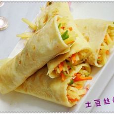 土豆丝卷饼的做法 土豆丝卷饼的做法