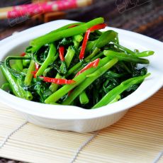椒丝腐乳空心菜的做法 椒丝腐乳空心菜的做法