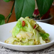 手撕包菜的做法步骤