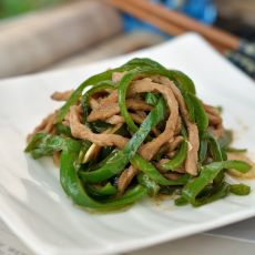 青椒肉丝的做法 青椒肉丝的做法