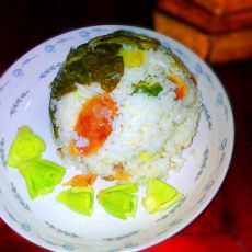 腊肠油菜拌饭的做法 腊肠油菜拌饭的做法