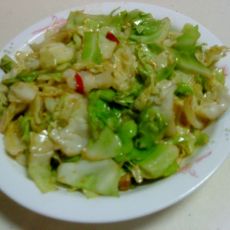 辣味手撕包菜的做法步骤