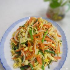 什锦炒豆芽的做法步骤