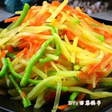 经典混搭清炒三丝的做法步骤