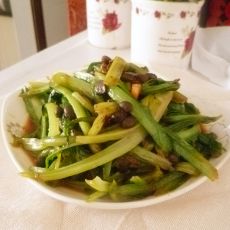 豆豉炒油麦菜的做法 豆豉炒油麦菜的做法