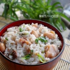 荠菜莲藕烫饭的做法步骤