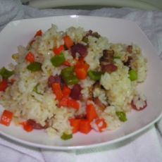 胡萝卜青椒炒饭的做法步骤