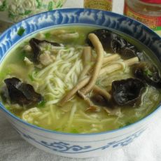 茶树菇汤面的做法 茶树菇汤面的做法