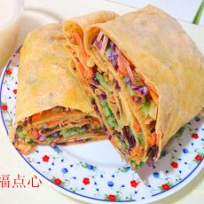 蔬菜沙拉玉米煎饼的做法步骤