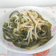 海带炒绿豆芽的做法 海带炒绿豆芽的做法