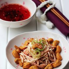 红油腰果鸡丝的做法 红油腰果鸡丝的做法