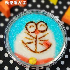 哆啦A梦山药泥的做法步骤