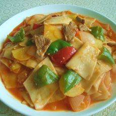 炒面片—新疆味道的做法 炒面片—新疆味道的做法