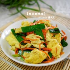 韭菜炒鸡蛋的做法步骤