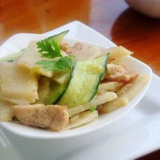 肉片炒山药的做法 肉片炒山药的做法