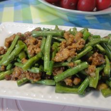 长豆角炒肉末的做法步骤