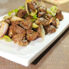 孜然羊肉粒的做法步骤
