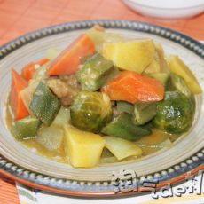 咖喱羊肉焖秋葵的做法 咖喱羊肉焖秋葵的做法