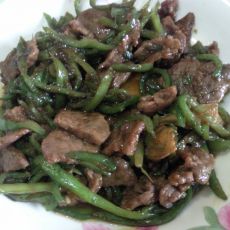酱炒青椒牛肉的做法步骤