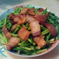 蒜苔炒腊肉的做法 蒜苔炒腊肉的做法