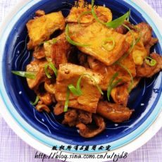 豆干炖鸡肉的做法 豆干炖鸡肉的做法
