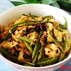 豆角焖面——西北家常面食的做法步骤