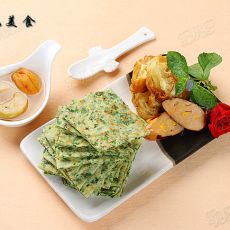 香芹叶鸡蛋饼配玉米肠油条的做法 香芹叶鸡蛋饼配玉米肠油条的做法