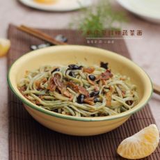 虾皮豆豉拌蔬菜面的做法 虾皮豆豉拌蔬菜面的做法