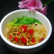 酸菜肉丝面的做法 酸菜肉丝面的做法