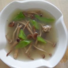 莴笋茶树菇排骨汤的做法 莴笋茶树菇排骨汤的做法